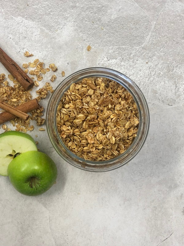 Walnut Green Apple granola husk and honey london