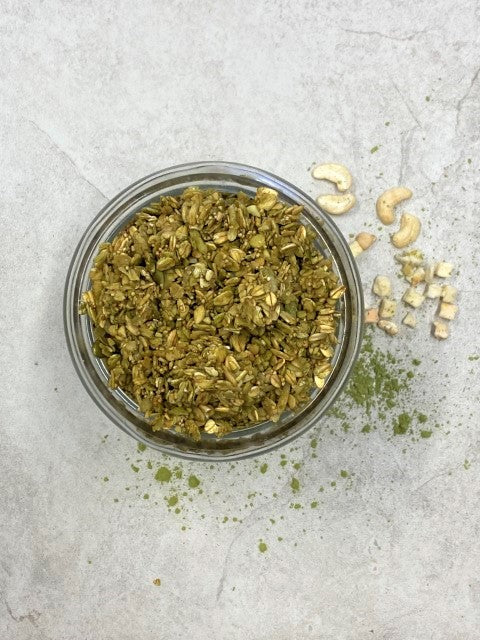 Matcha, Cashew & Coconut Granola