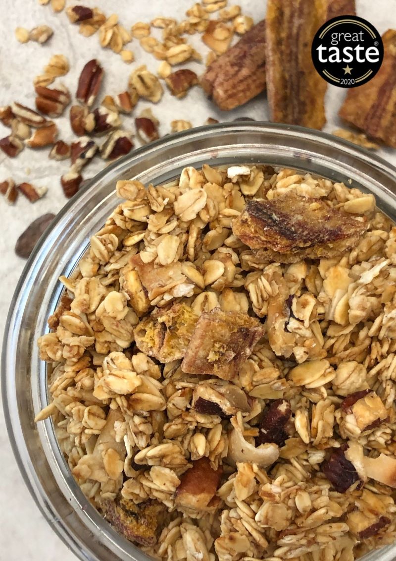 Maple, Pecan & Roast Banana Granola